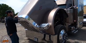 600hp stretched out Peterbilt 379, 18 speed shifting