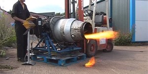 Runaway Jet Engine