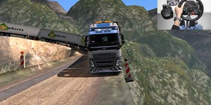 Road Train On Dangerous Mountain Road | Mega Transports | Euro truck simulator 2 | Volvo truck