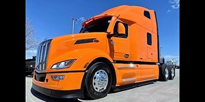 2023 Peterbilt 579 Ultra Loft in Omaha Orange