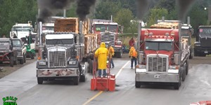 Loaded Big Rig Drag Racing